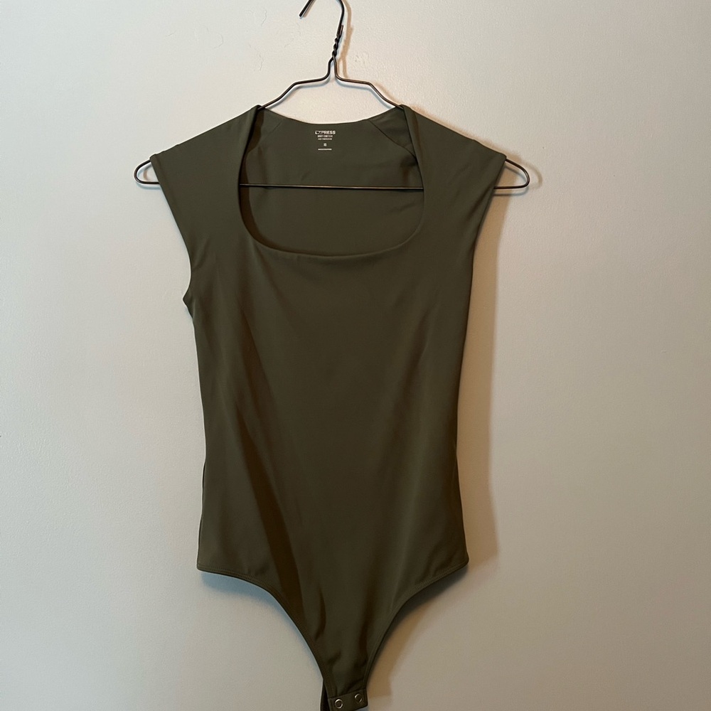 Express Olive Women's Bodysuit